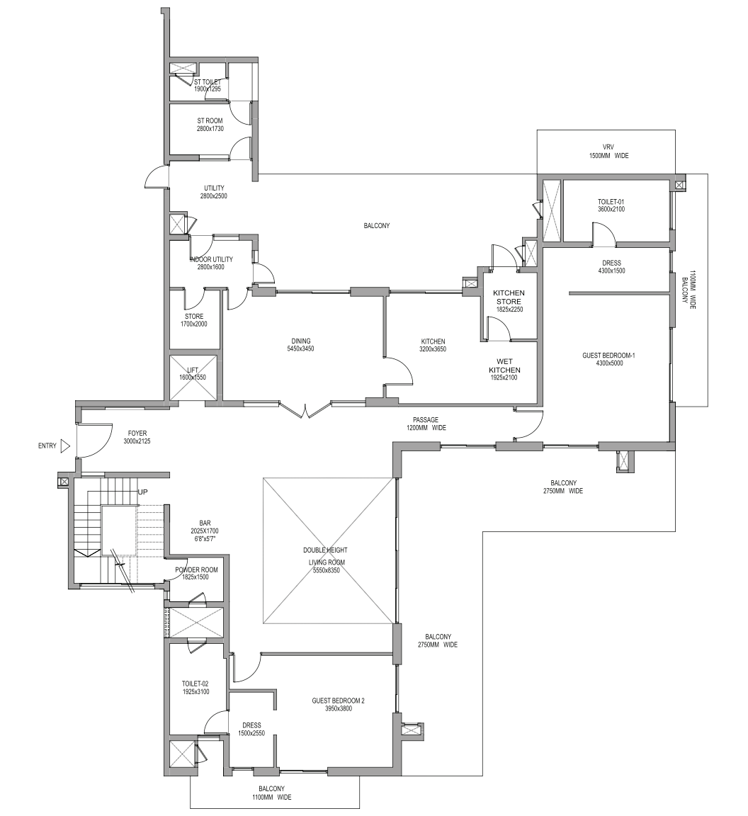 Townhouse 2 (Level 1) Tower 2/4